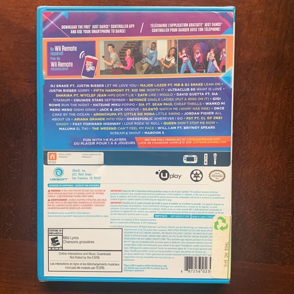 Just Dance 2017 WiiU game disc - Picture 2 of 2